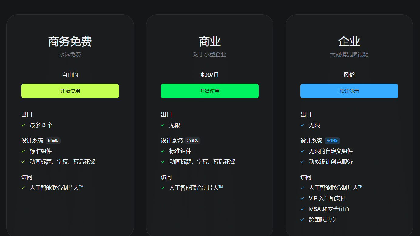 Capsule 价格说明