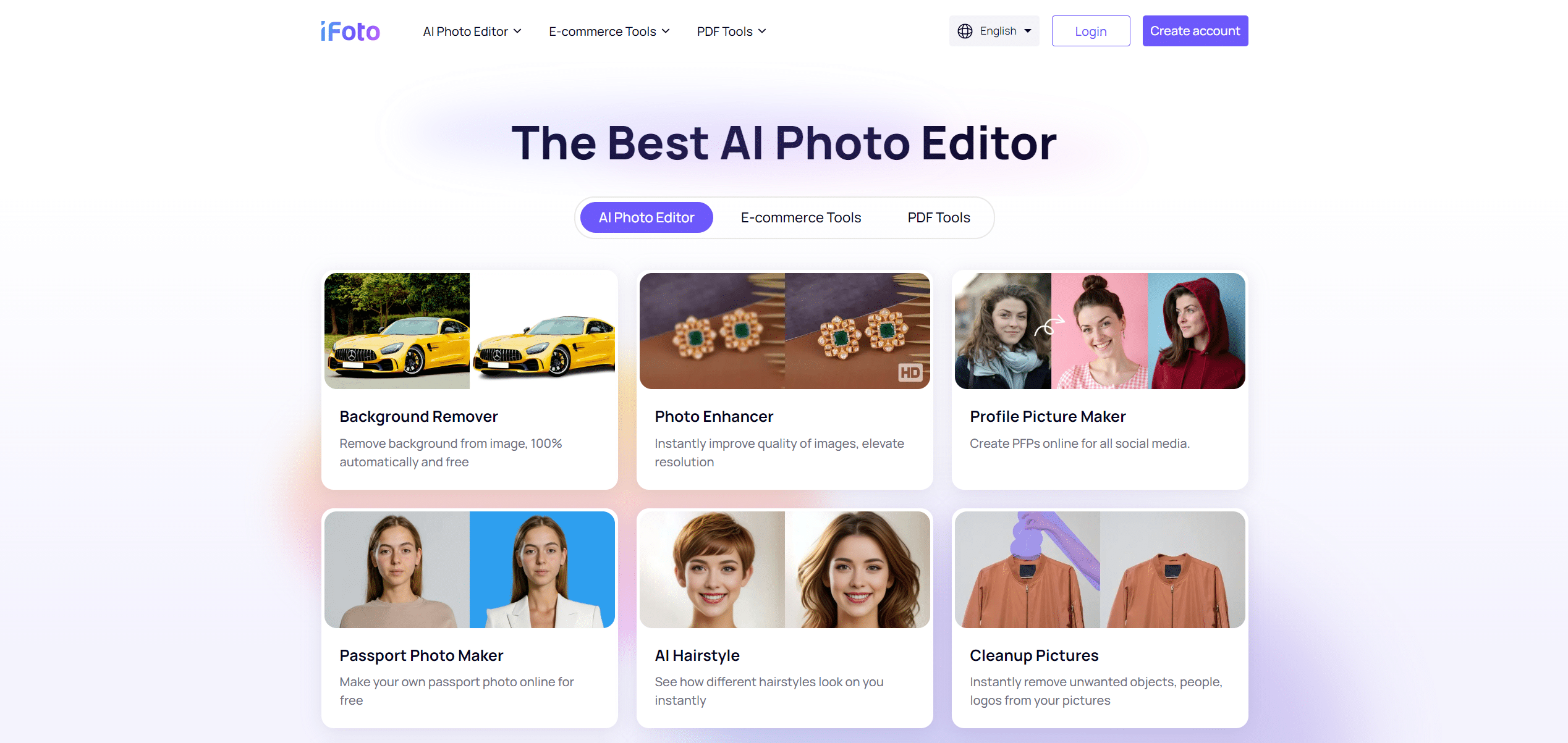 iFoto 首页预览