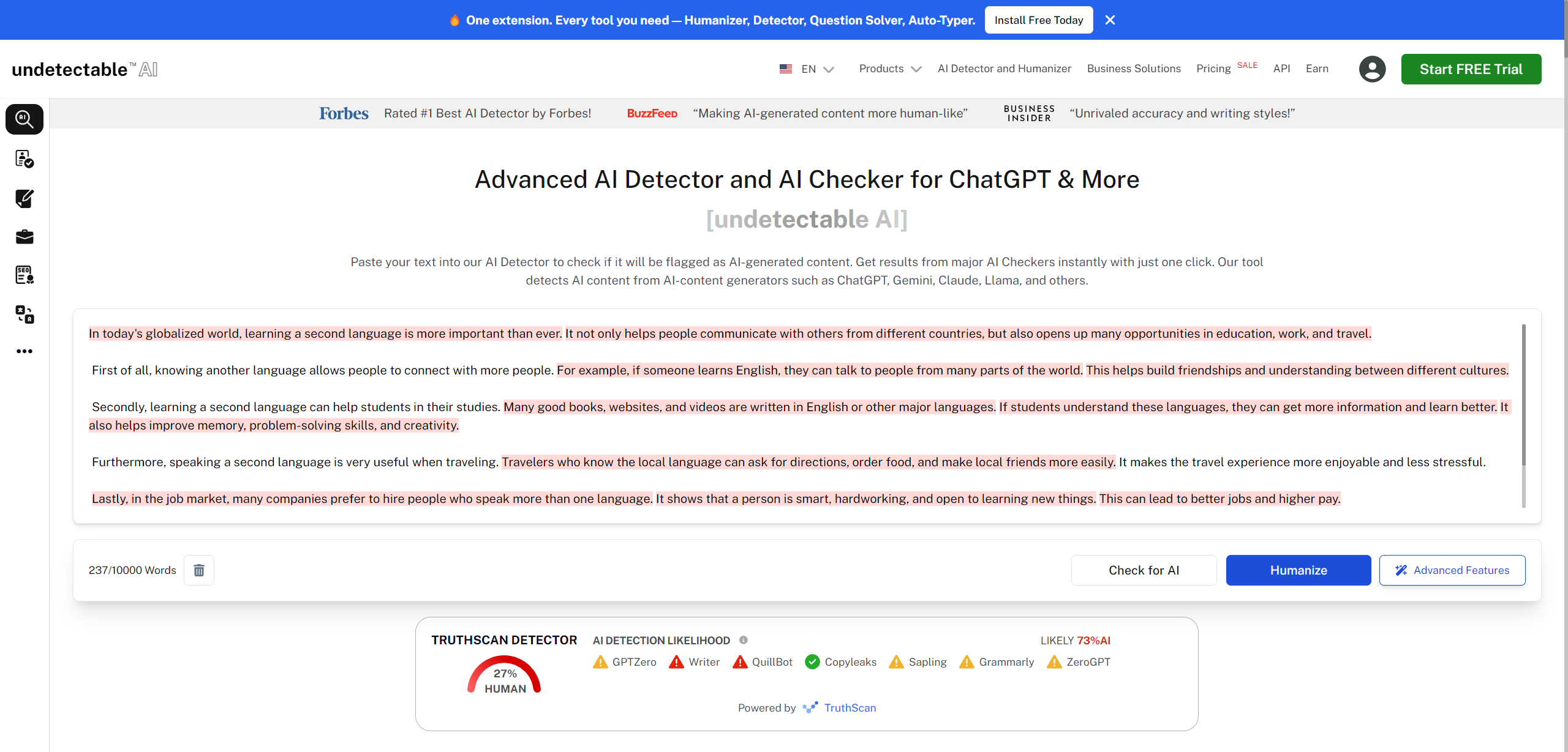 AI 检测准吗?8 款 AI 写作侦测软件推荐,高准确率检测 AI 生成及抄袭内容