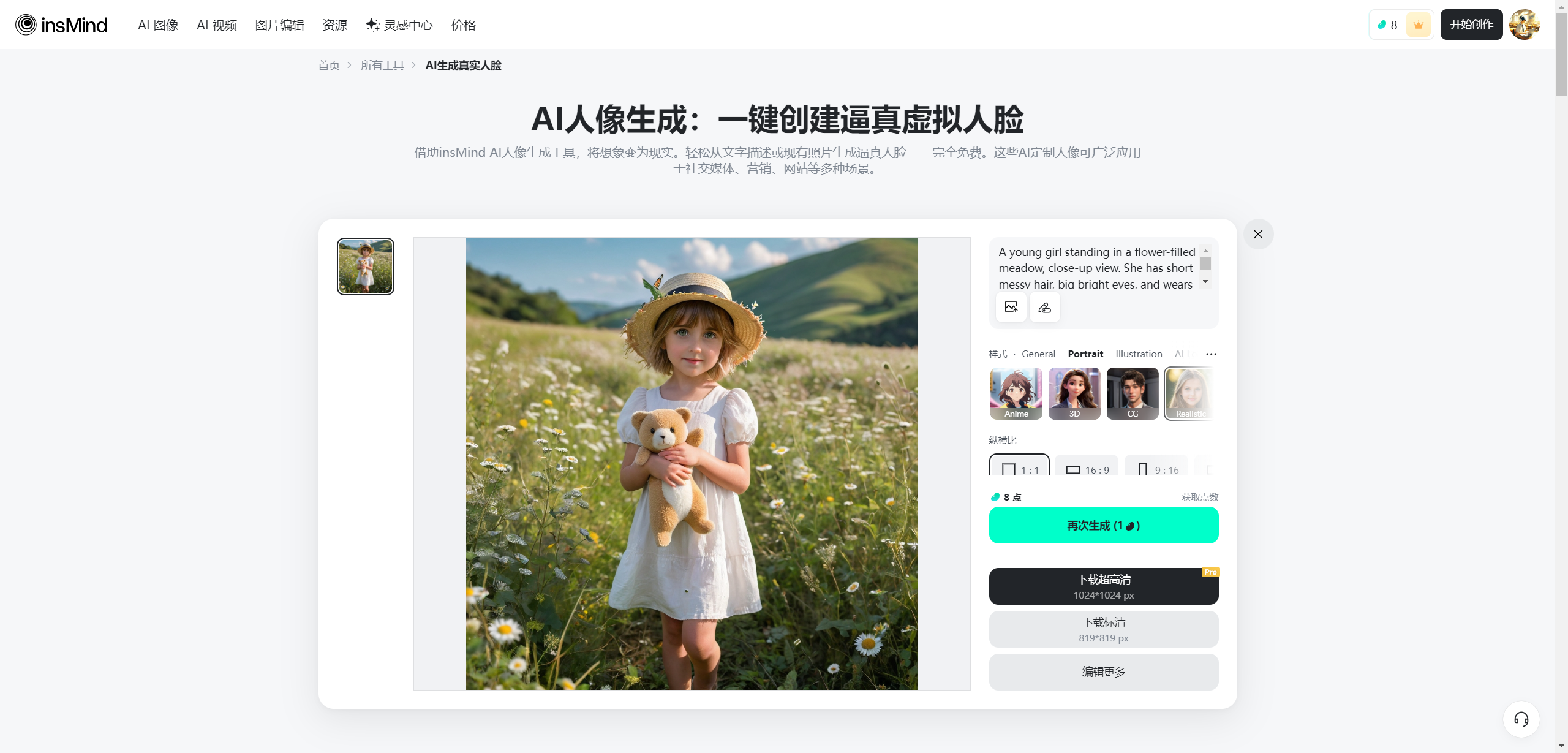 9 款 AI 真人生成软件推荐,轻松生成真实自然的真人头像和照片